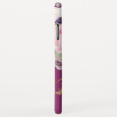 Coques Case-Mate iPhone Élégant Monogramme floral Eucalyptus Peony (Dos/Droite)