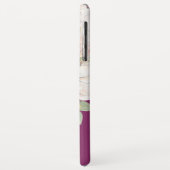 Coques Case-Mate iPhone Élégant Monogramme floral Eucalyptus Peony (Dos/Gauche)