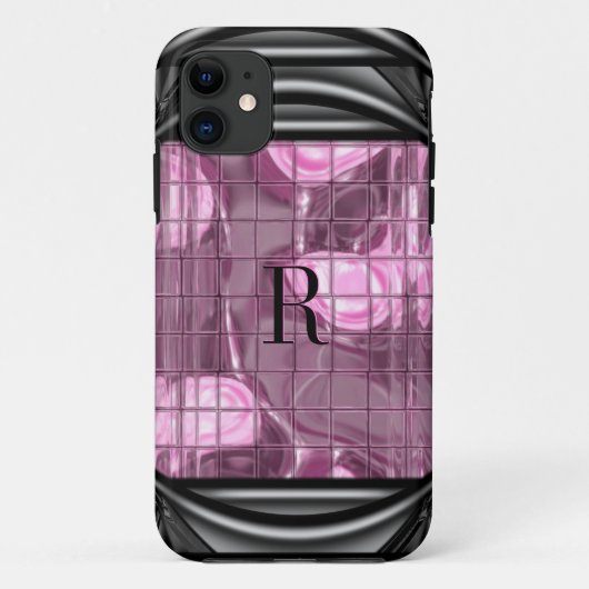 Coques Case-Mate iPhone Élégant monogramme Harlowish Sonya (Dos)