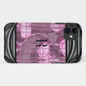 Coques Case-Mate iPhone Élégant monogramme Harlowish Sonya (Dos (Horizontal))