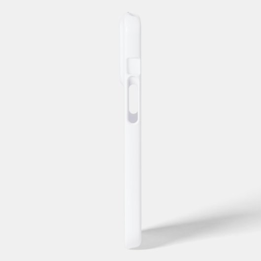 Coques Case-Mate iPhone Élégant Monogramme moderne en or blanc (Verso / Gauche)