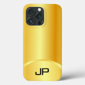 Coques Case-Mate iPhone Elégant Monogramme moderne personnalisé (Verso)