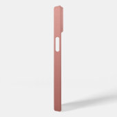 Coques Case-Mate iPhone Élégant Monogramme Or Rose (Verso / Droite)