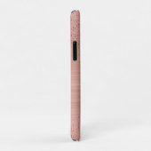 Coques Case-Mate iPhone Élégant Monogramme Or Rose (Dos/Droite)