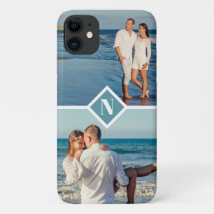 Case-Mate iPhone Case Élégant monogramme photo couple personnalisé moder