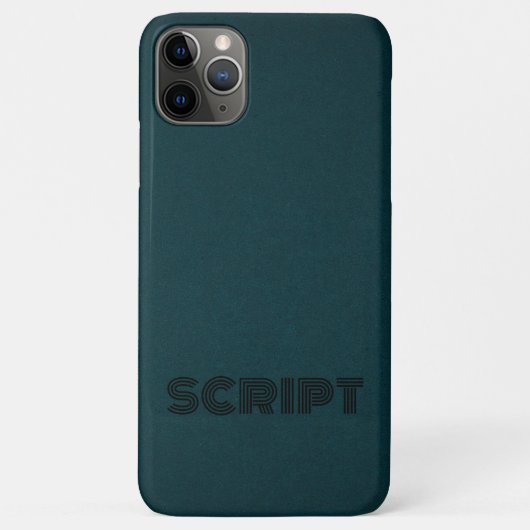 Coques Case-Mate iPhone Élégant Monogramme vert foncé Script (Dos)
