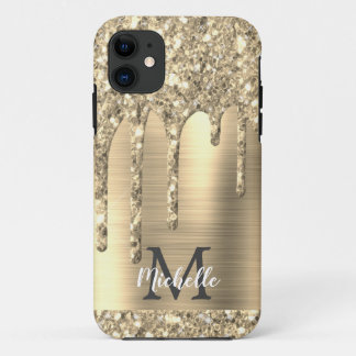 Case-Mate iPhone Case Elégant Monogrammed Gold Parties scintillant Drive