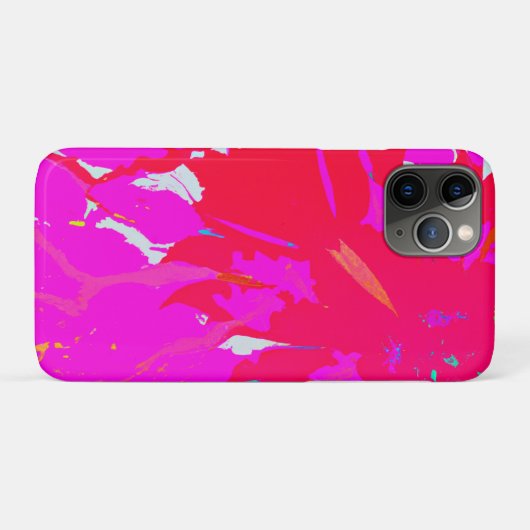 Coques Case-Mate iPhone Élégant Motif Abstrait rose (Dos (Horizontal))