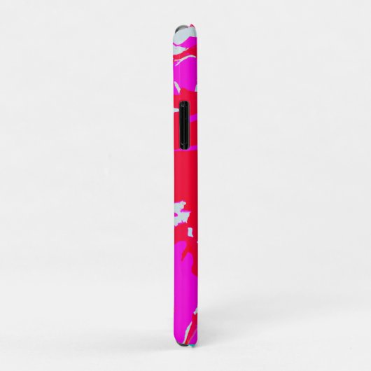 Coques Case-Mate iPhone Élégant Motif Abstrait rose (Dos/Droite)