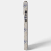 Coques Case-Mate iPhone Élégant Motif beige Snowflake (Verso / Gauche)