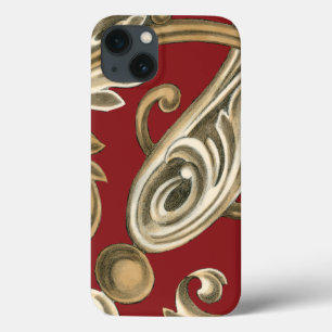 Coques Pour iPhone Elégant Motif Botanique avec Foliage Tan