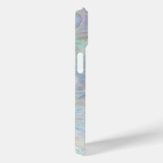 Coques Case-Mate iPhone Élégant Motif d'aquarelle Girly Opal (Verso / Droite)