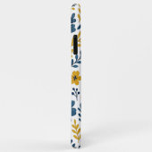 Coques Case-Mate iPhone Élégant Motif d'art floral méditerranéen (Dos/Droite)