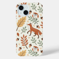 Élégant Motif d'automne scandinave