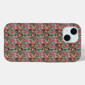 Coques Case-Mate iPhone Élégant Motif de congé coloré (Verso (horizontal))
