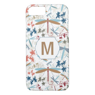 Case-Mate iPhone Case Élégant Motif de libellule Monogram