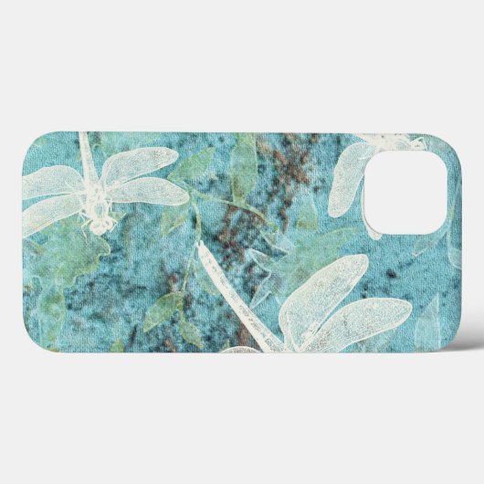 Coques Case-Mate iPhone Élégant Motif de libellules (Verso (horizontal))