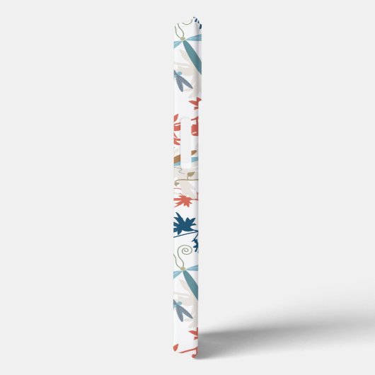 Coques Case-Mate iPhone Elégant Motif de libellules (Verso / Droite)