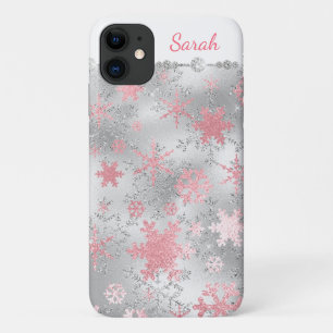 Case-Mate iPhone Case Élégant Motif de Noël vert rose