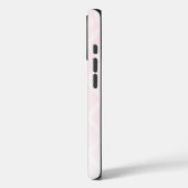Coques Case-Mate iPhone Élégant Motif Diamant en Pastel Pink Ombre (Verso / Gauche)