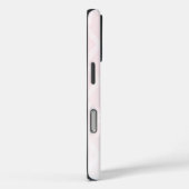Coques Case-Mate iPhone Élégant Motif Diamant en Pastel Pink Ombre (Verso / Droite)