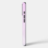 Coques Case-Mate iPhone Élégant Motif diamant en Pink Ombre (Verso / Gauche)