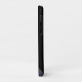 Coques Case-Mate iPhone Élégant Motif en métal argenté (Dos/Gauche)