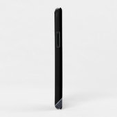 Coques Case-Mate iPhone Élégant Motif en métal argenté (Dos/Droite)