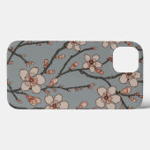 Coques Case-Mate iPhone Élégant Motif Fleur rose Douce Fleur Fleur de Ceri (Verso (horizontal))