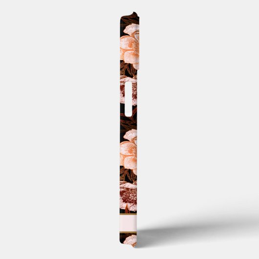 Coques Case-Mate iPhone Élégant Motif floral (Verso / Droite)