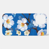 Coques Case-Mate iPhone Élégant motif floral abstrait (Verso (horizontal))