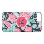 Coques Case-Mate iPhone Elégant motif floral paisley tendance (Dos (Horizontal))
