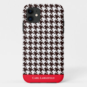 Case-Mate iPhone Case Élégant Motif Houndstooth [couleur blanche et coul