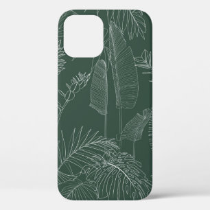 Case-Mate iPhone Case Élégant motif sans soudure avec lin à main verte