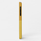 Coques Case-Mate iPhone Élégant moutarde jaune géométrique Monogramme mode (Dos/Gauche)