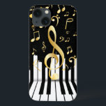 Case-Mate iPhone Case Elegant Music Note Clés de piano de luxe<br><div class="desc">Music Note Design de luxe. Vous êtes invités à visiter mon magasin pour des produits plus beaux.</div>