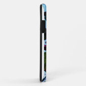 Coques Case-Mate iPhone Élégant Noël Holly, ciel bleu (Dos/Droite)