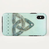 Coques Case-Mate iPhone Élégant noeud céleste (Dos (Horizontal))