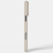 Coques Case-Mate iPhone Élégant noir beige Bold Monogramme initial (Verso / Droite)