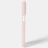 Coques Case-Mate iPhone Élégant noir rose clair rose Monogramme (Verso / Droite)