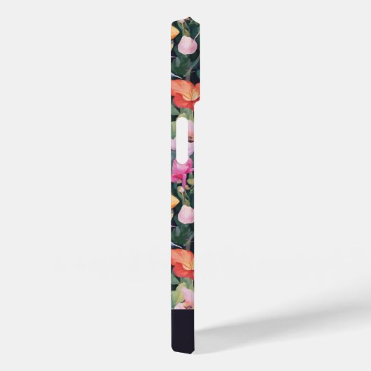 Coques Case-Mate iPhone Élégant nom de champignon de fleurs sauvages moder (Verso / Droite)