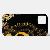 Coques Case-Mate iPhone Elégant note de musique Luxe (Verso (horizontal))
