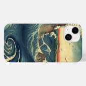 Coques Case-Mate iPhone ELegant Ocean Tide Great Waves (Verso (horizontal))