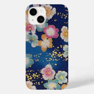 Coque Pour iPhone 14 Elégant Origami Japonais Washi Fleurs modernes