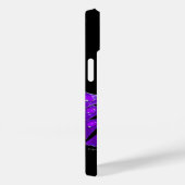 COQUES Case-Mate iPhone ÉLÉGANT PAPIER EN PURPLE, MONOGRAMME AMÉTHYSTE (Verso / Droite)