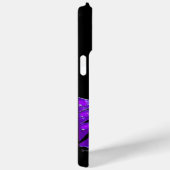 COQUES Case-Mate iPhone ÉLÉGANT PAPIER EN PURPLE, MONOGRAMME AMÉTHYSTE (Verso / Droite)