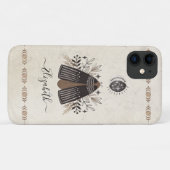 Coques Case-Mate iPhone Elégant papillon bohémien (Dos (Horizontal))