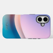 Coques Case-Mate iPhone Élégant Pastel Wave Gradient (Verso (horizontal))