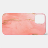 Coques Case-Mate iPhone Élégant Peach Or (Verso (horizontal))