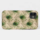 Coques Case-Mate iPhone Elégant Peacock Feathers Chic Stylish (Dos (Horizontal))